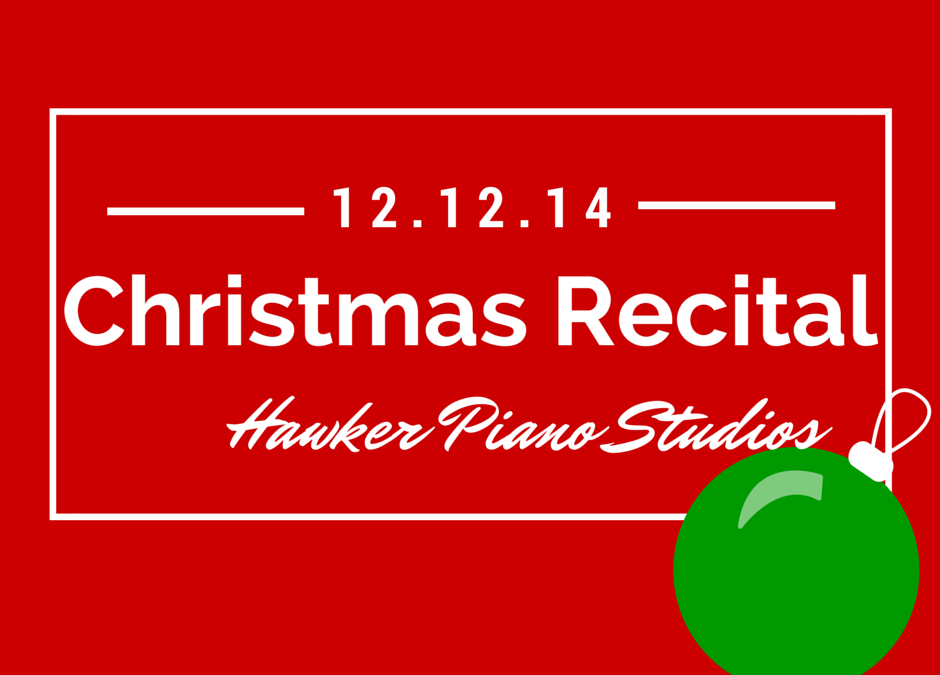 2014 Christmas Recital