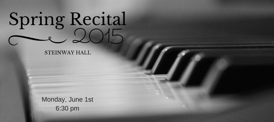 Spring 2015 Recital